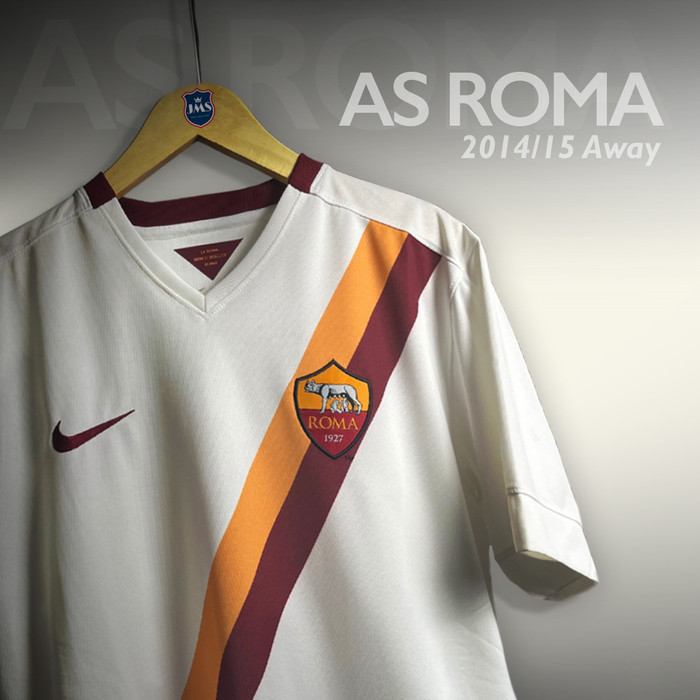 2014-15 AS ROMA AWAY SHIRT TOTTI #10