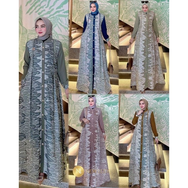 Gamis Erika Dress ori Newlusy