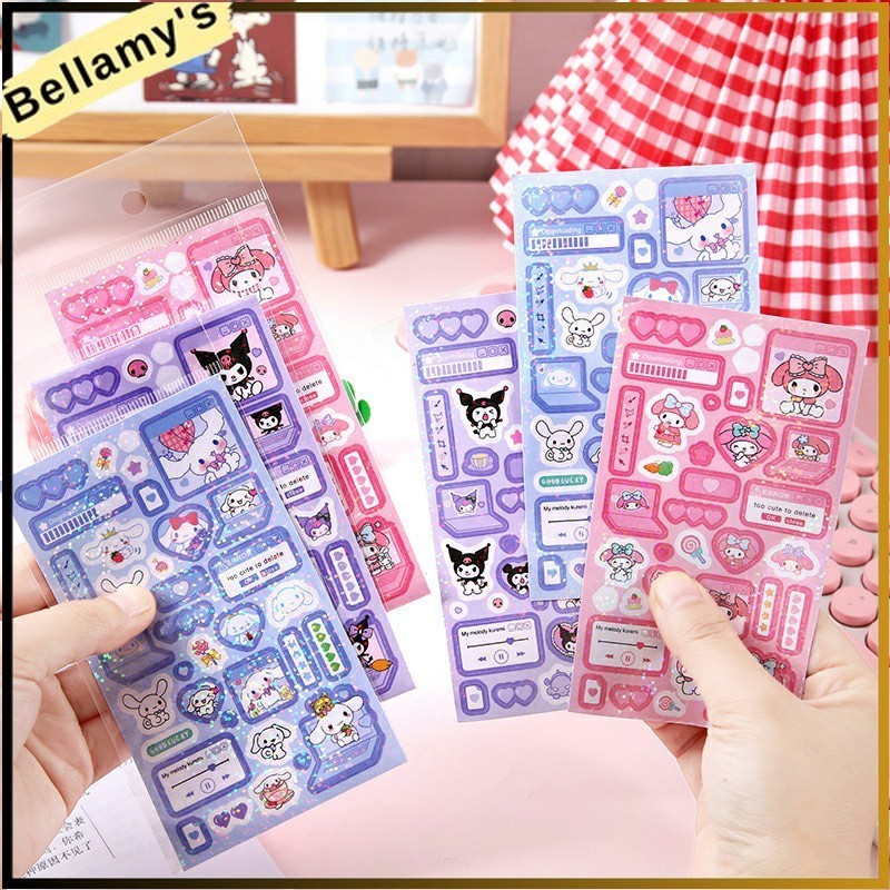 

COD ❤️Stiker Kartun Sanrio Lucu ，Stiker Gadis Hati Ins Gaya ，Stiker DIY Stiker Siswa Kreatif