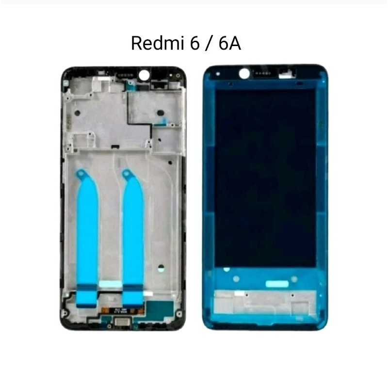 Frame Tulangan Dudukan LCD Xiomi Redmi 6 / 6A Original