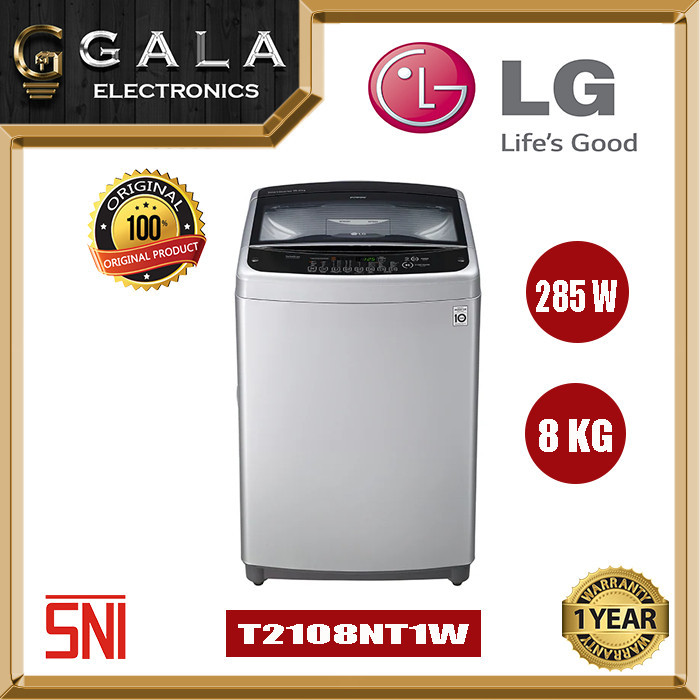 Mesin Cuci LG T2108NT1W Otomatis 8 Kg (Top Loading)