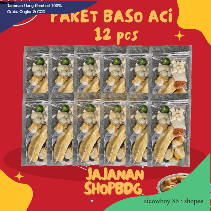 

Baso Aci Paket 12 Pcs Murah / baso aci isi 12pcs / Baso aci isi 12 pcs murah / baso aci viral / baso aci paket usaha / Paket baso aci 12 bungkus murah / paket baso aci 12 bungkus