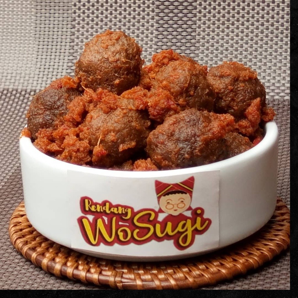 

Kuliner Minang Rendang Tumbuk WoSugi Oleh Oleh Cemilan Makanan Khas Padang Jajanan Snack