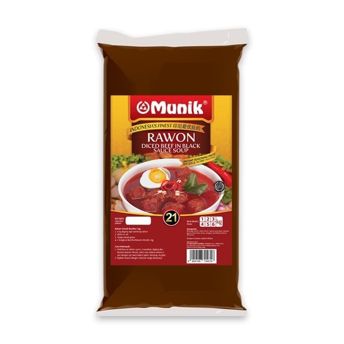 

Bumbu Instan- Bumbu Munik Rawon - 1000gr