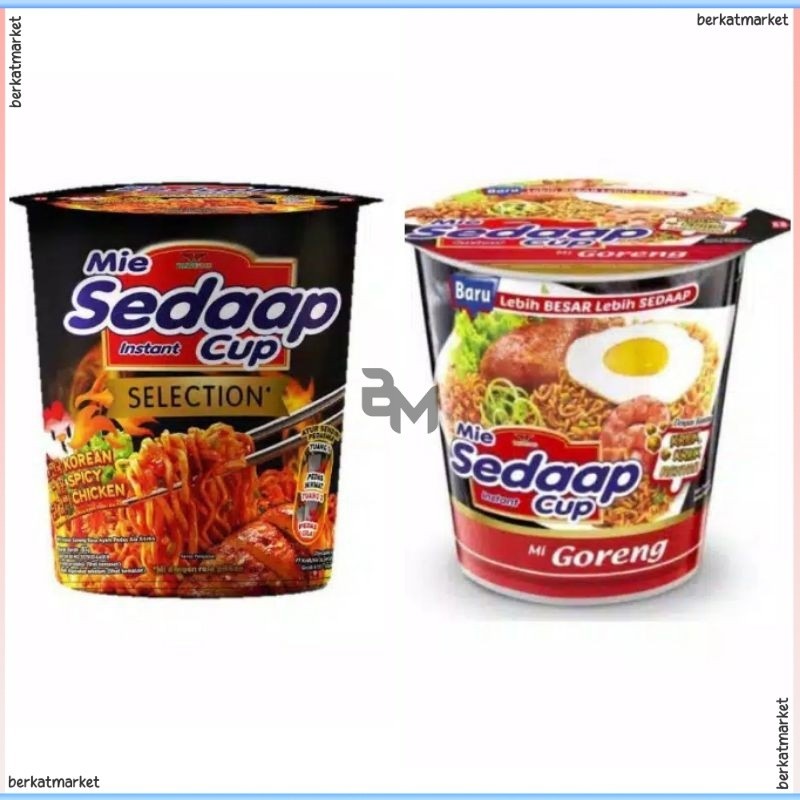 

Sedaap Cup Mie Goreng/Mie Kuah All Varian