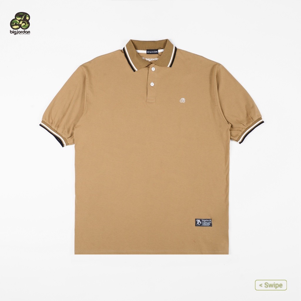 POTENZA Polo shirt baju kaos big size 2XL 3XL 4XL 5XL 6XL 7XL 8XL kaos kerah pria jumbo oversize KAO