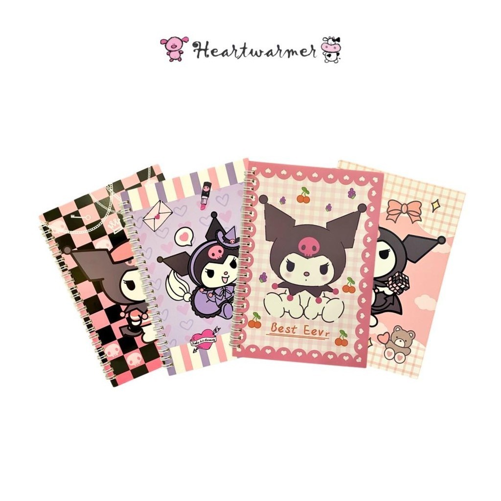 

Note Book Ring Garis A5 Sanrio Kuromi 0017