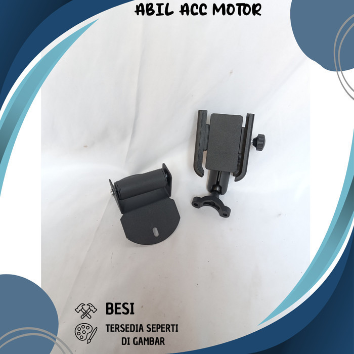 PAKET HOLDER HP BREKET BRACKET GPS HOLDER HP MOTOR YAMAHA NMAX NEW COVER STANG MOTOR NMAX BARU HOLDE