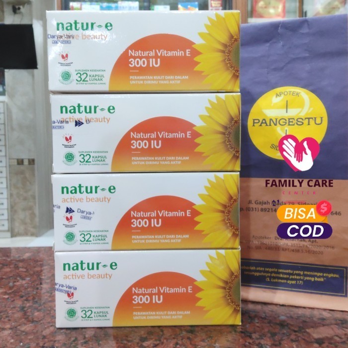 Natur-E 300 1 Box 32 Kapsul / NaturE 300IU / Natur E 300 IU / Nature -familycare