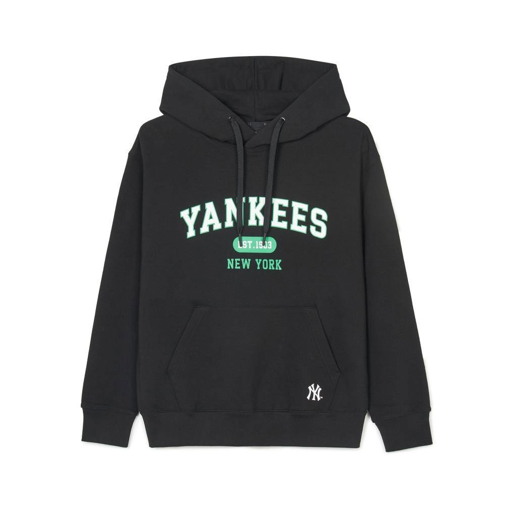 MLB Unisex Varsity Hoodie, model 3AHDV0141 50BKS, black.