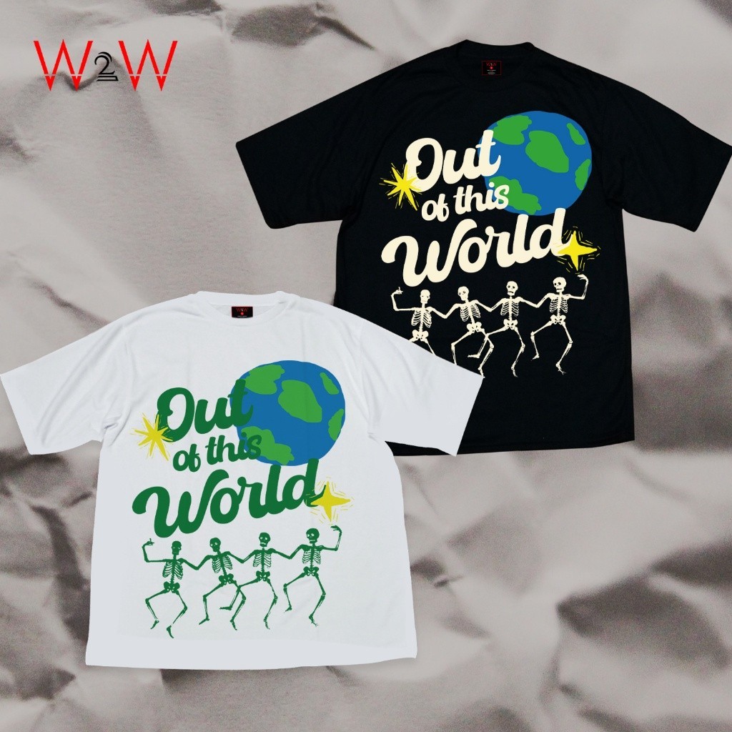 Official store OVERSIZE TEE | OUT OF THIS WORLD | W2WPH t-thirts  Cotton High Quality Unisex T-shirt