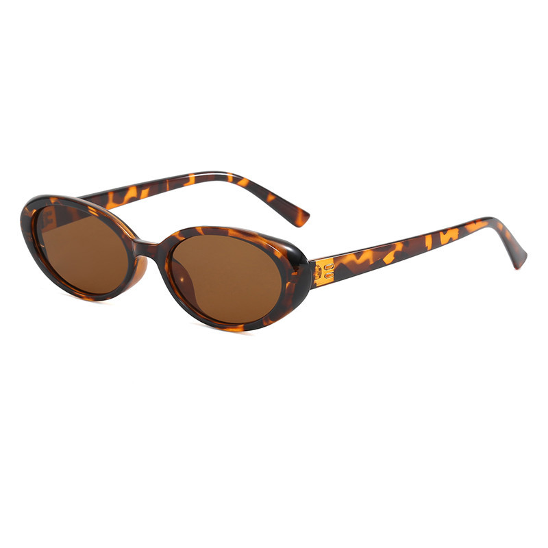 Small Oval Sun Glasses Vintage Oval Sunglasses 2024 Men Small Oval Sun Glasses Retro Fashion Women S