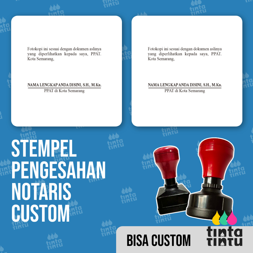 

Stempel Pengesahan Notaris Custom