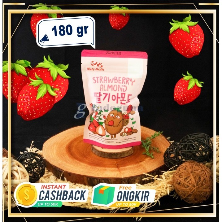 

NUTS HOLIC ALMOND STRAWBERRY 180GR