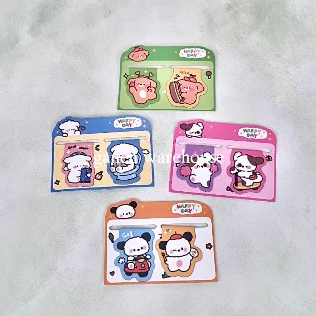 

[GW] 2 Pcs Pembatas Buku Magnet Bookmark Kartun