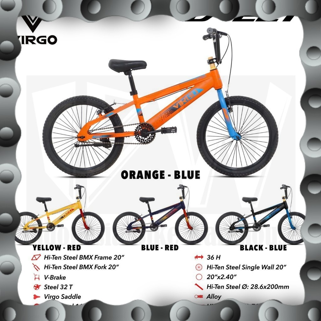 IBW - Sepeda BMX VIRGO by PACIFIC V-221 Uk 20"