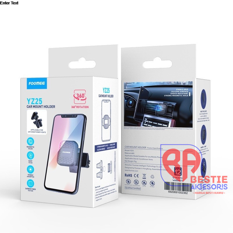 FOOMEE YZ25 Car Mount Holder Original Veger