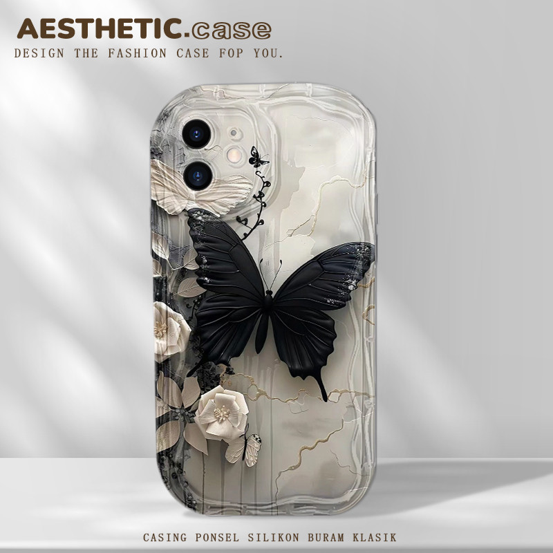 Aesthetic unik dan lucu cewek softcase silikon android for oppo a16 a15 a9 a7 a5 a12 a16s a31 a93 a1