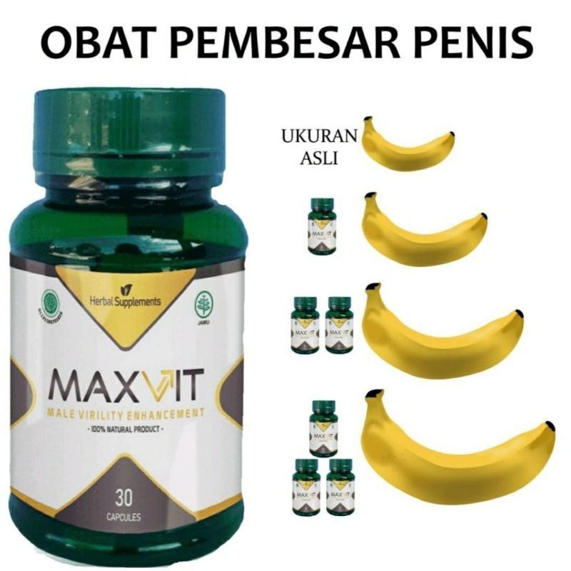 OBAT PEMBESAR KELAMIN ALAT VITAL PRIA PERMANEN MAXVIT ASLI 100% ORIGINAL OBAT KUAT PRIA TAHAN LAMA