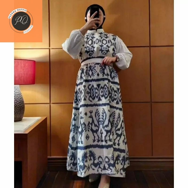 baju tenun couple couple tenun NTT gamis tenun wanita gamis terbaru