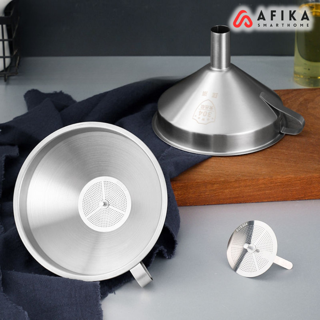 Corong Multifungsi Funnel 304 Stainless Steel