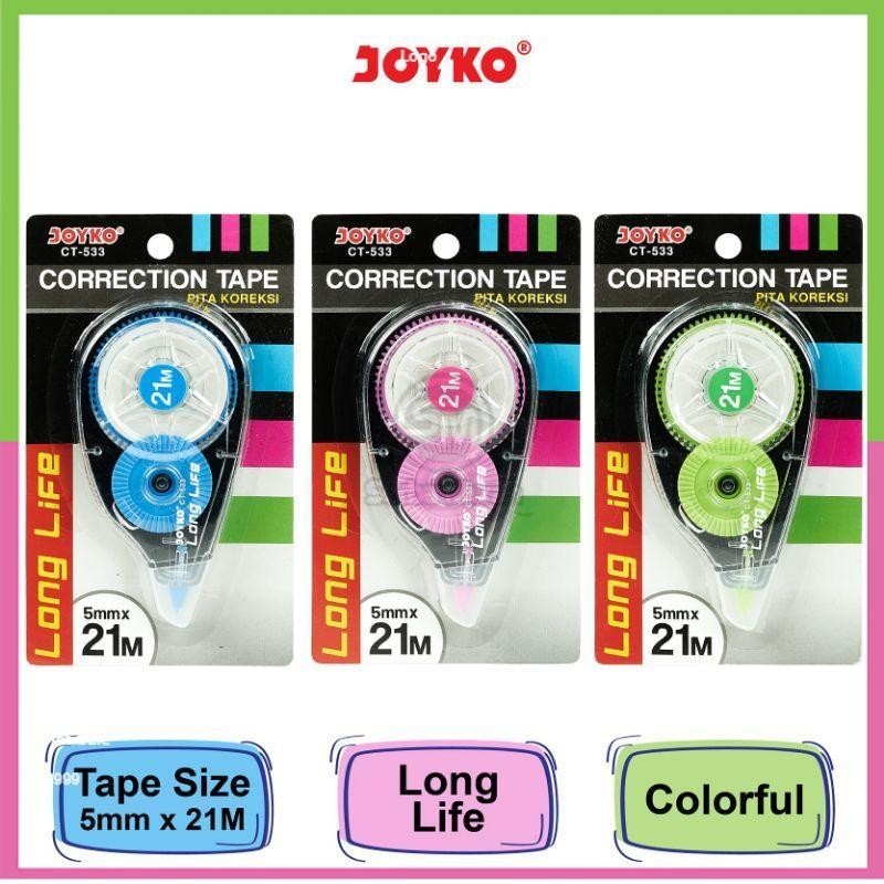 

Correction Tape Joyko CT-533/21m ( 1pcs )