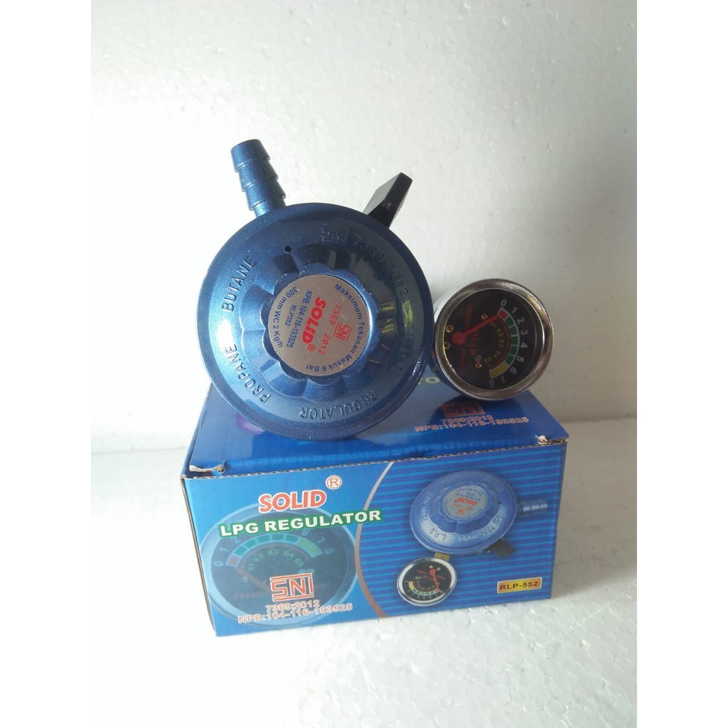 KEPALA REGULATOR GAS ELPIJI LPG MERK SOLID RLP-522 RLP522