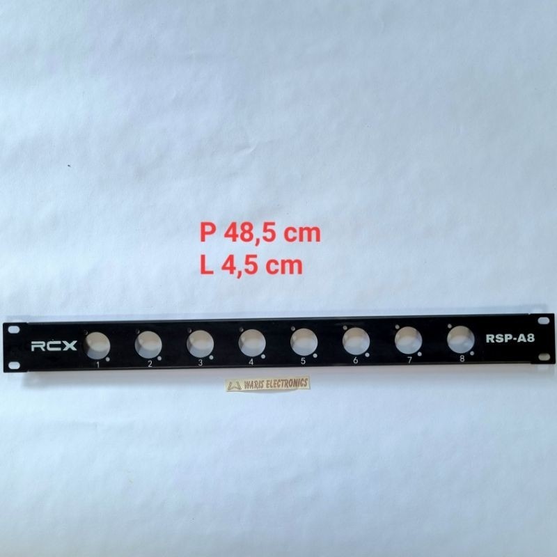 Plat Spikon 8 Lubang Panel Spikon 8 Chanel RCX