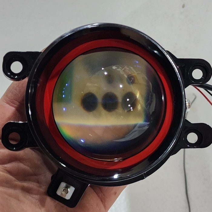 biled laser foglamp 3 warna 3 inch