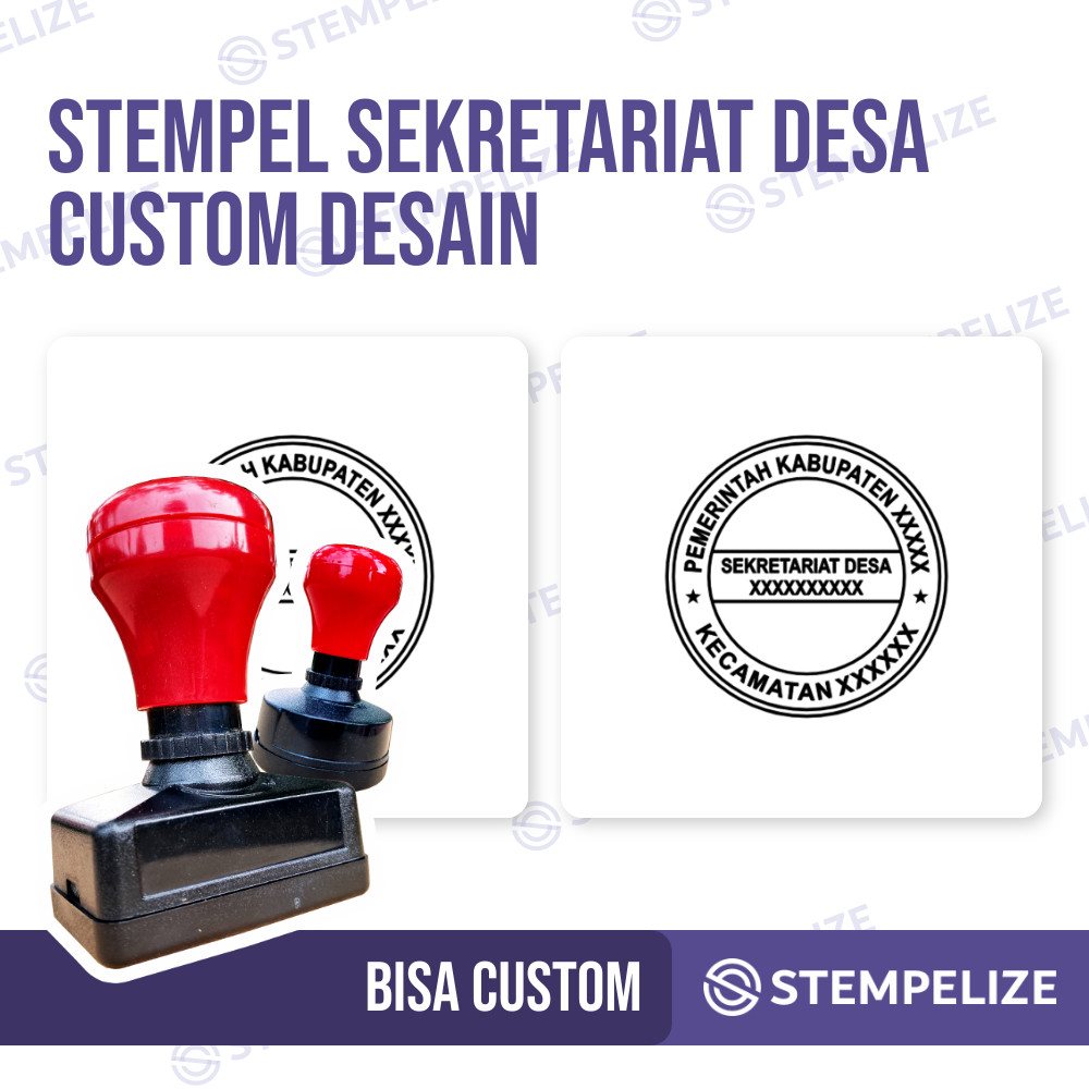 

Stempel Sekretariat Desa Custom Desain