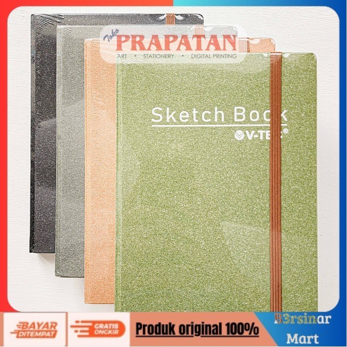 

[KUALITAS TERBAIK] V-TEC Hardcover A5 Sketchbook 1670 | Buku Gambar