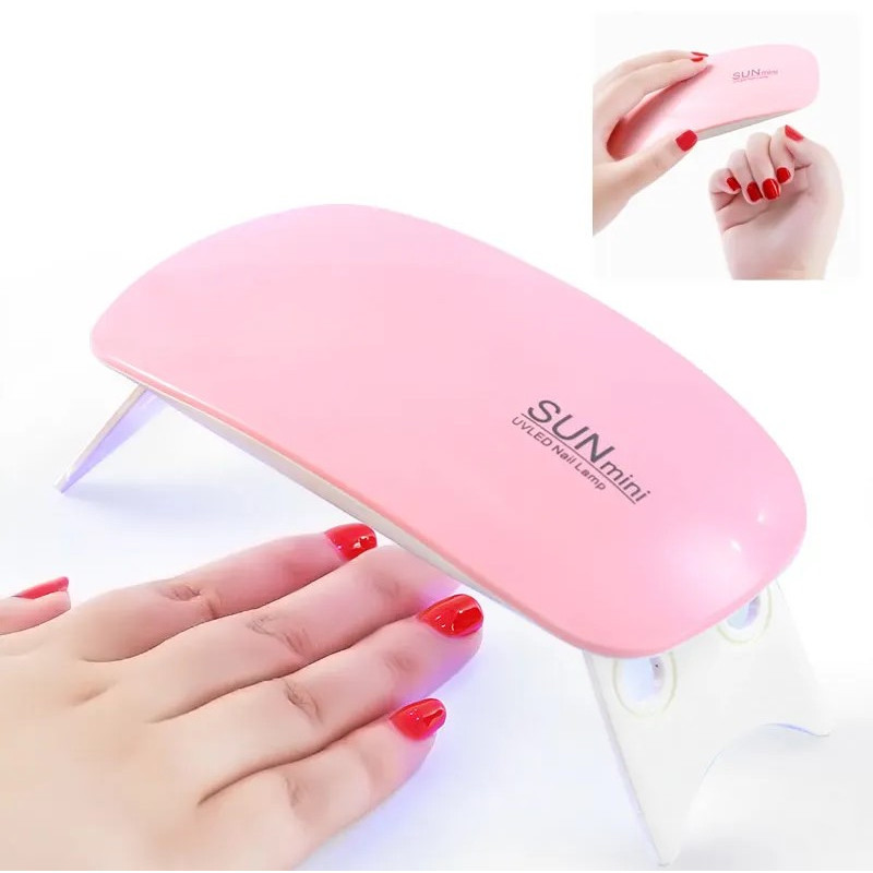 SUN Mini UV LED Nail Dryer Lamp Pengering Cat Kuku Kutek / Pengering mini kutek kuku UV LED nail dry