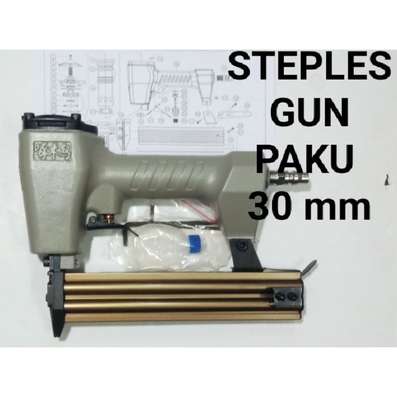 

STEPLES GUN PAKU 30 mm ANGIN