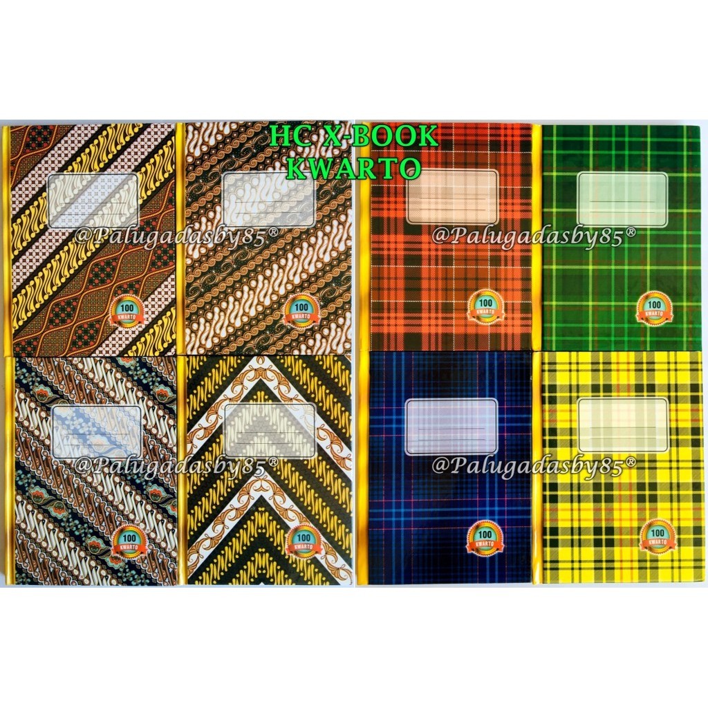 

(1 Biji) Buku Hard Cover X-BOOK Kwarto 100 Lembar / Buku Kwarto 100 X-Book / HC X-Book Kwarto 100
