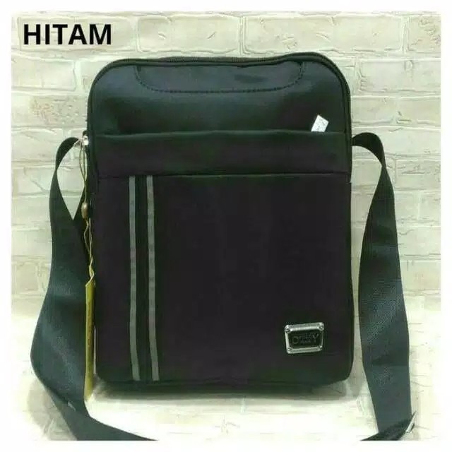 [TERMURAH] Polo Danny / Tas gaul Polo Danny / Tas selempang Polo Danny - Hitam, S