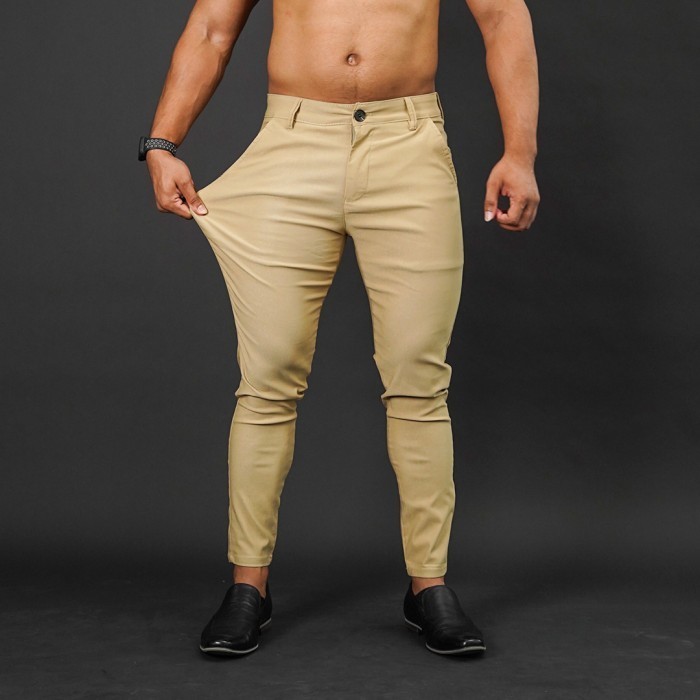 NEVERES Stretch Tech Chino Pants - Gray, 28