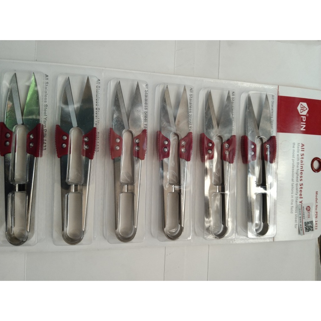 Gunting buang benang/gunting cekris  pin 1433
