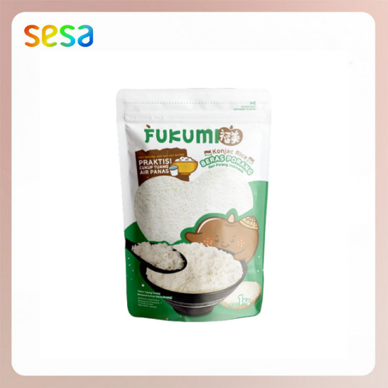 

FUKUMI Beras Porang Pouch 1kg - Nasi Sehat