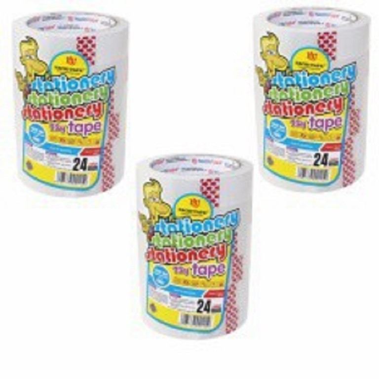 

[FLASH SALE] Isolasi 24mm Nachi Plakban Bening Selotip Solasi 1 Inchi Slop Stationery murah