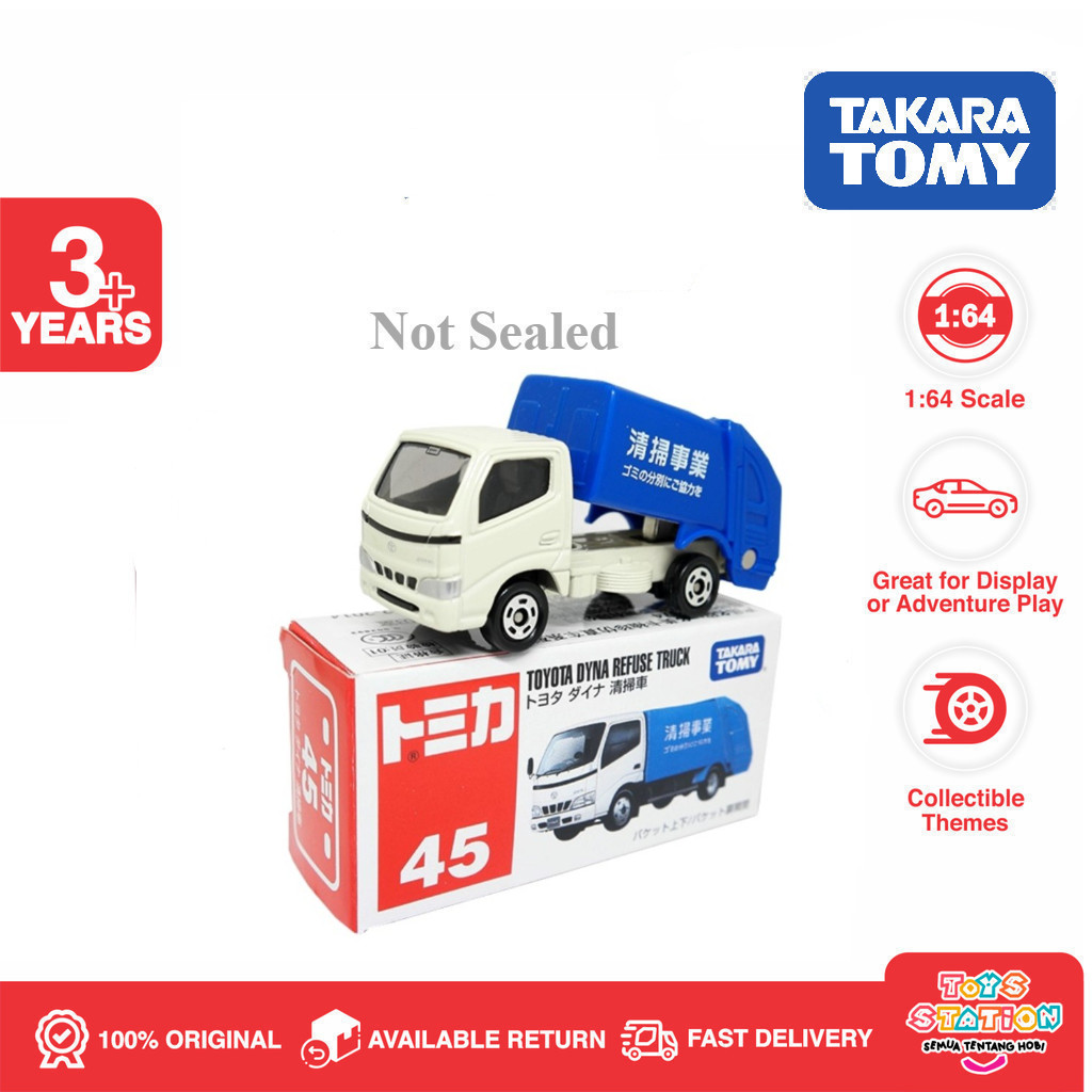 Tomica 45 Toyota Dyna Refuse Truck - Toyzstatioon