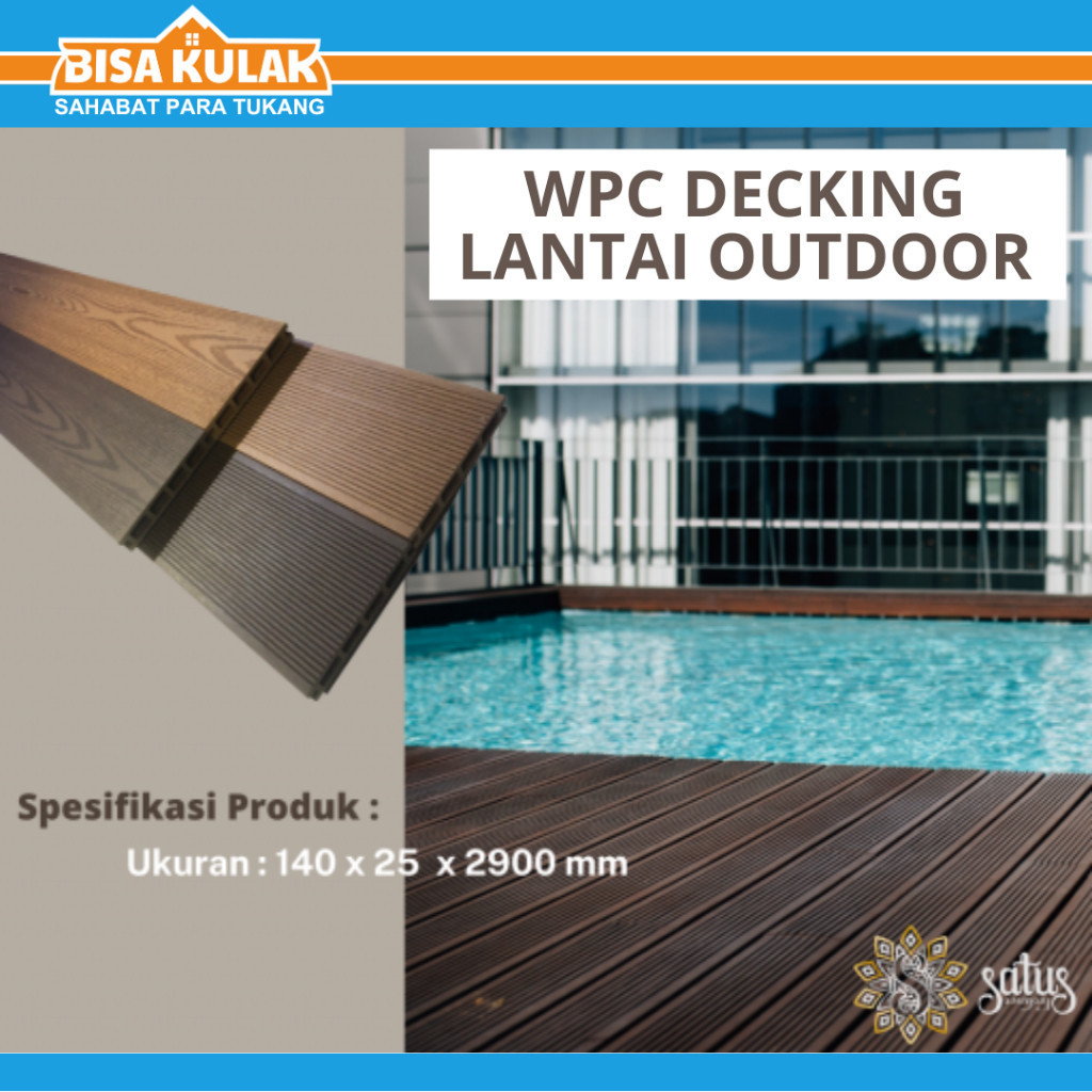 DECKING LANTAI WPC OUTDOOR / DECKING WPC LANTAI OUTDOOR