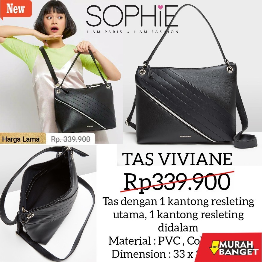tas selempang wanita shopee haul TAS VIVIANE SOPHIE PARIS PROMO TAS SOPHIE PARIS WANITA