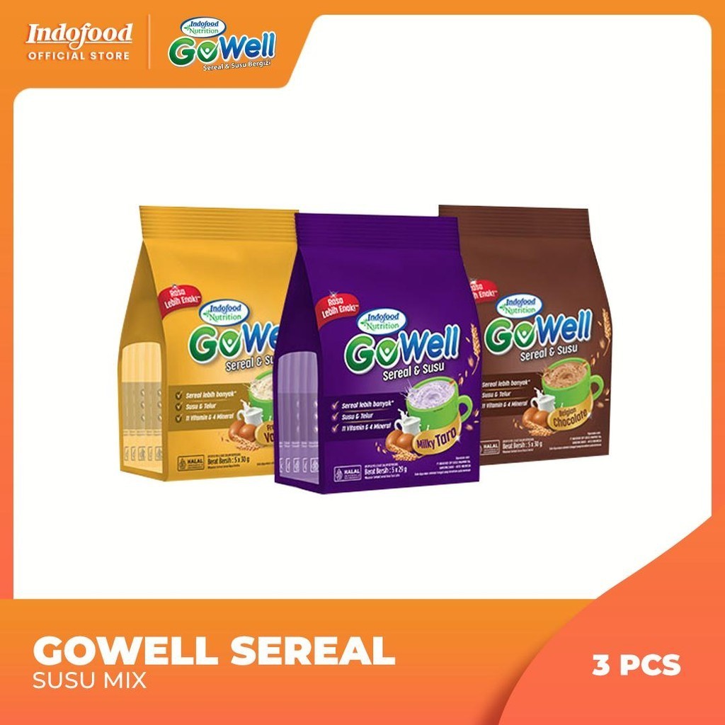 

Gowell Sereal Susu MIX x 3