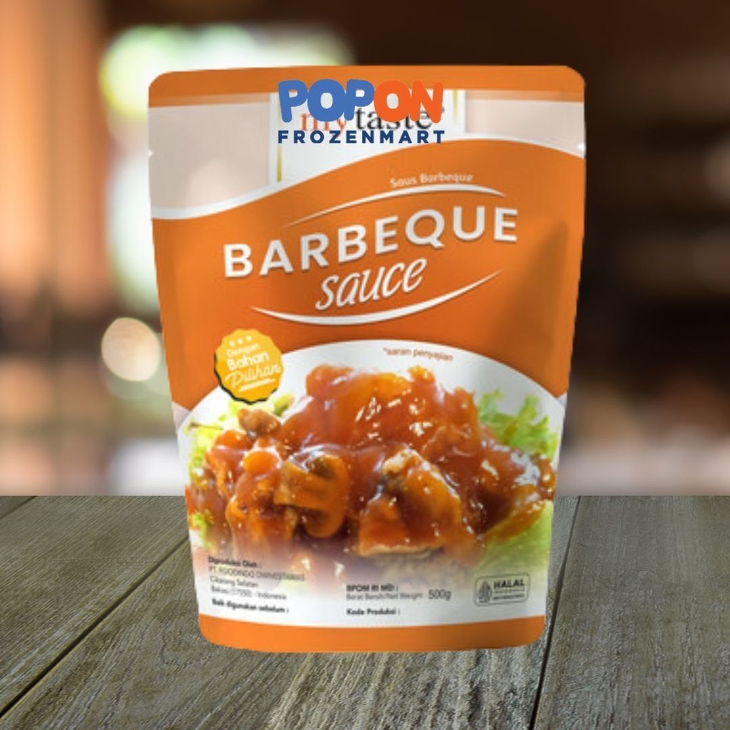 

MyTaste Saus BBQ 500 Gr / Saus Barbeque / Saus Barbekyu