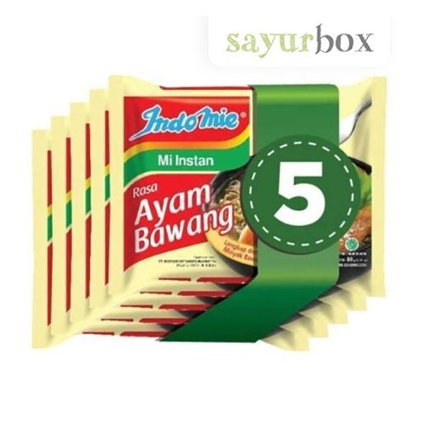 

Bundling Indomie Kuah Ayam Bawang 69 gram 5 pcs afewmart