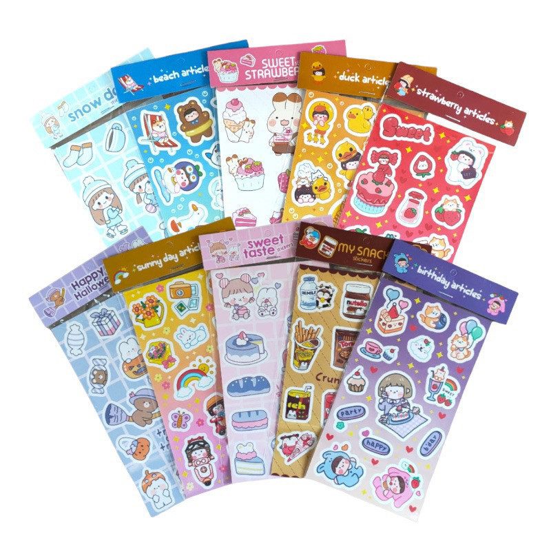 

Mainan HAPPY KIDS STICKER / stiker anak aesthetic/ stiker lucu/ stiker anak lucu/ mainan stiker anak