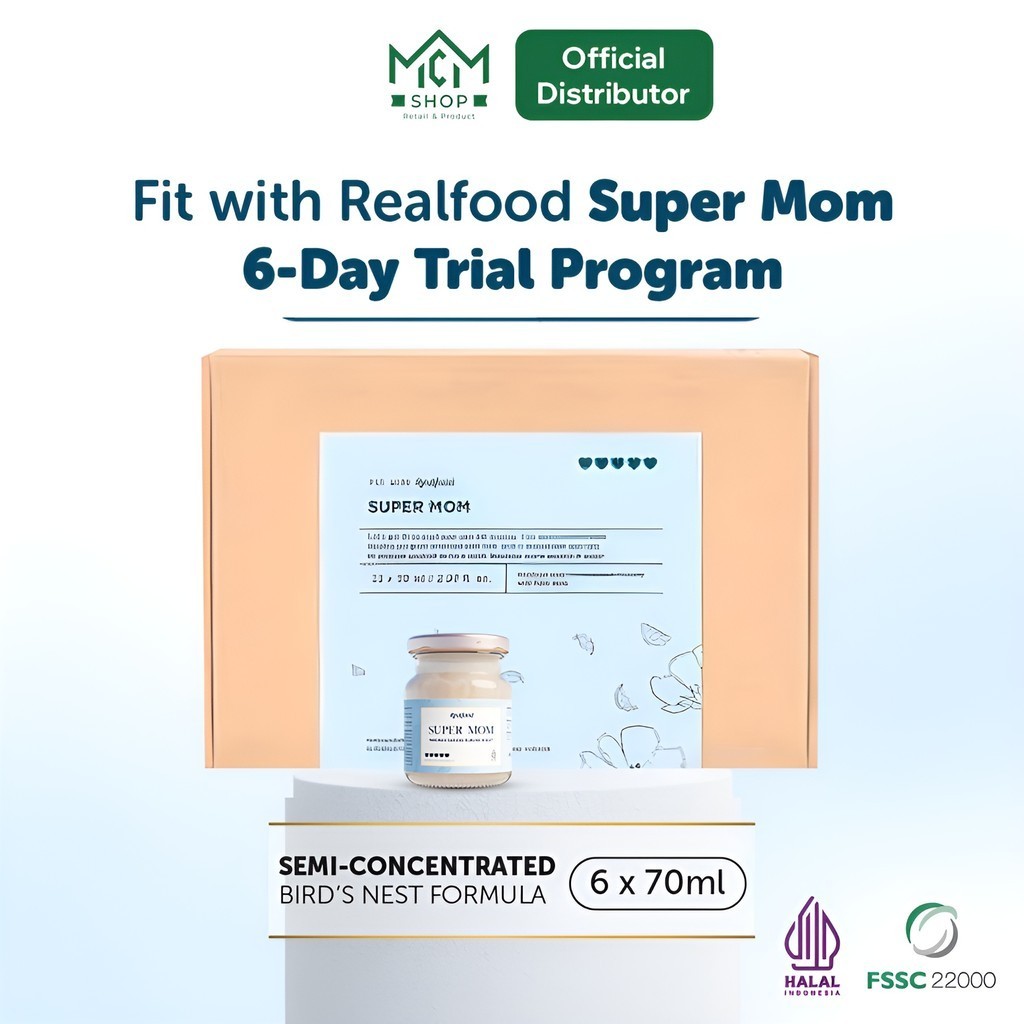 

Realfood Super Mom Semi Concentrated Bird's Nest, Program