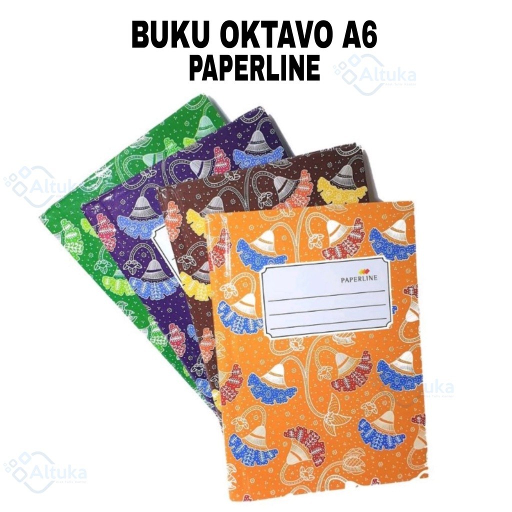 

Buku Oktavo Hard Cover A6 PPL Paperline 100 lembar