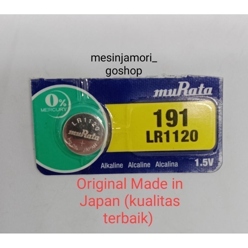Baterai LR1120 LR1130 Murata LR1120 LR1130 Japan Original