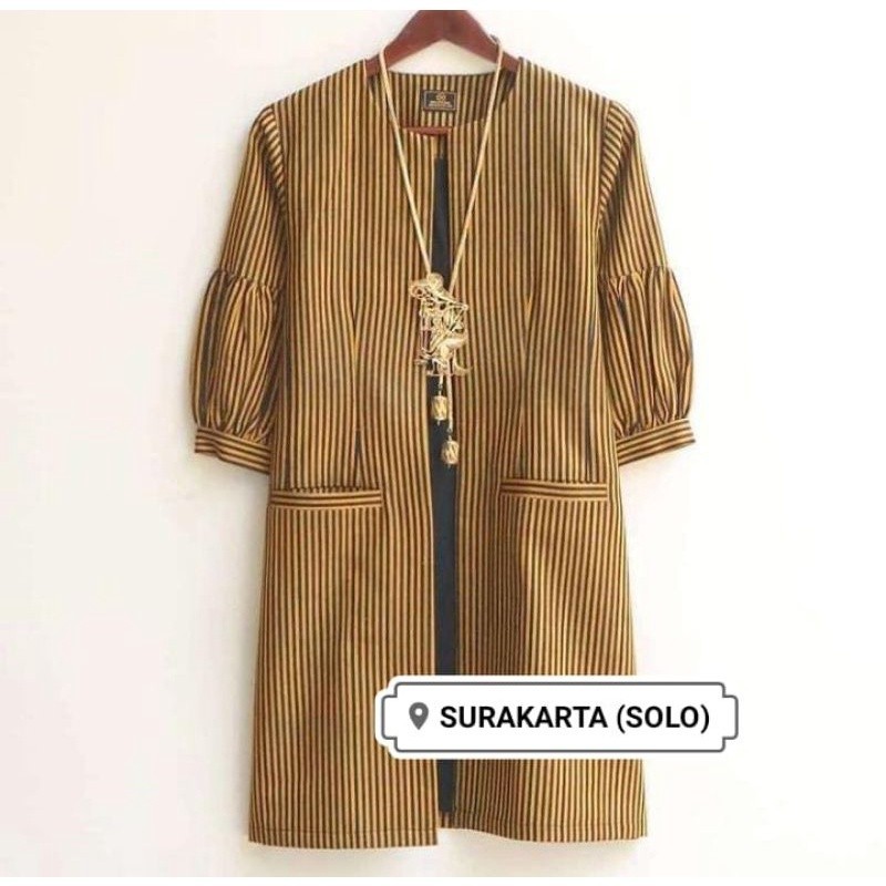 atasan Lurik Outer Lurik Asli Solo Dengan Bahan Lurik ATBM Pedan asli